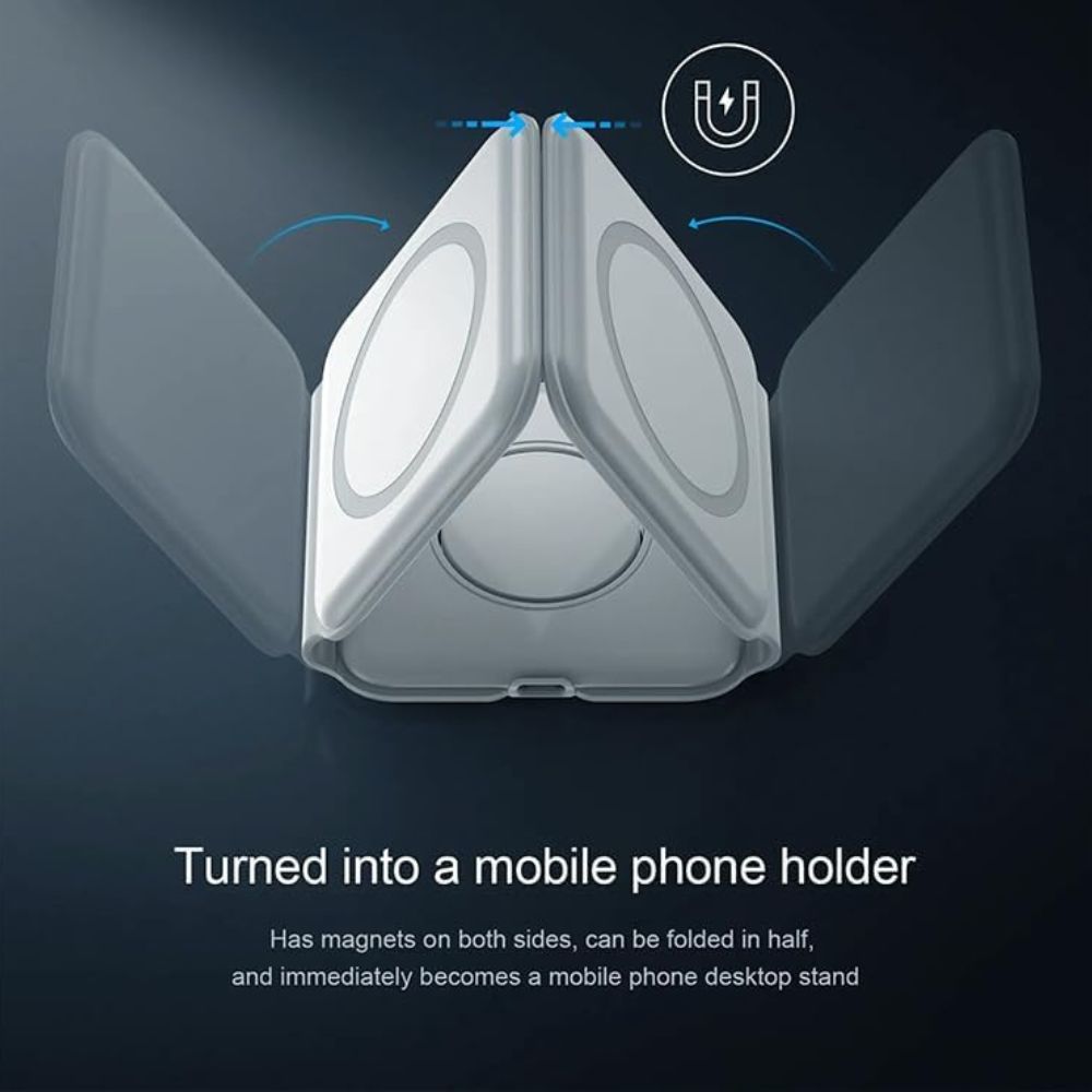 Wireless Charging Pad for iPhone, AirPods & Smartwatch