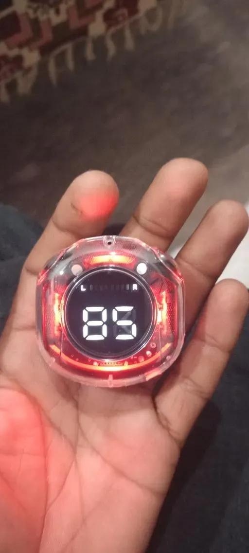 AR31 Earbuds Black Digital Display Wireless